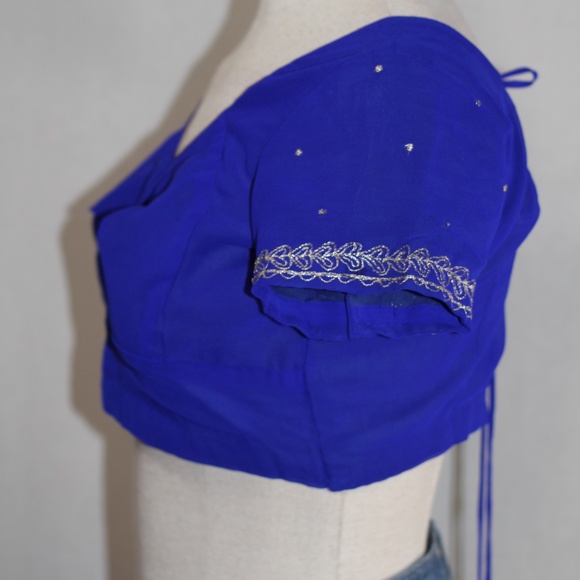 Blue Crop Top - Picture 10 of 12